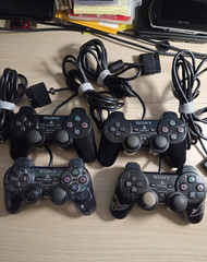 Sony PlayStation 2 Black Fat Console Model SCPH-39001 Lot for Repair or Parts