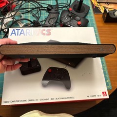 Atari VCS 800 Black Walnut Bundle 4K Console Wi-Fi Streaming PC Mode