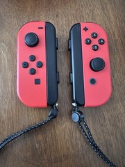 Nintendo Switch OLED 64GB Limited Edition Mario Red Console Bundle Barely Used