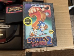 SEGA Genesis 16-Bit Console Bundle 2 Controllers Sonic 2 (Case/Manual)