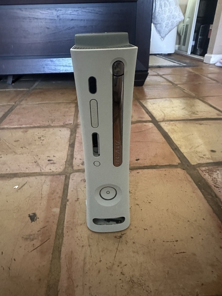 Microsoft Xbox 360 White Console Only – Tested Working – No Power Cable (1)