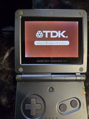 Nintendo Game Boy Advance SP Handheld Console AGS-101 Pearl Blue Please Read