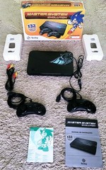 MASTER SYSTEM EVOLUTION – RARE BLACK VERSION TECTOY BRAZIL NEW CIB – 132 GAMES🔥