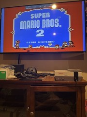 NINTENDO NES Console System Bundle Games Super Mario 1 2 3 Polished Original PIN