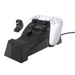 Sony Playstation 5 Disc Version with Extra Controller, Charging Station Bundle