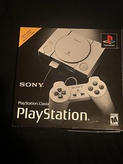 Sony PlayStation Classic Microconsole Gray, Preloaded Games, 2 Controllers