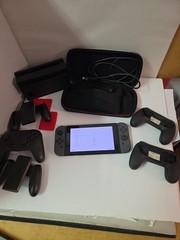 Nintendo Switch Console Bundle with Gray Joy-Cons