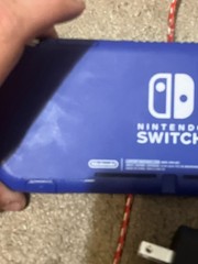 Authentic & Tested Blue Nintendo Switch Lite Console & Charger, Works, Read