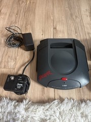 Atari Jaguar Console TESTED Bundle NTSC w/ 2 Controllers, Power Supply & 4 Games
