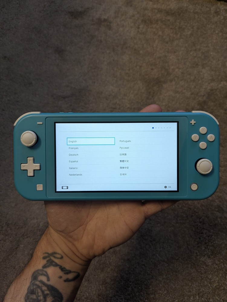 Nintendo Switch Lite Handheld Console Plus Games Bundle Lot Deal Turquoise