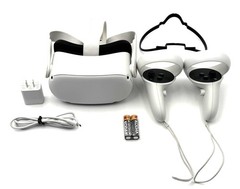 Oculus Quest 2 Advanced All-In-One Virtual Reality Headset – 256GB White -W/Case