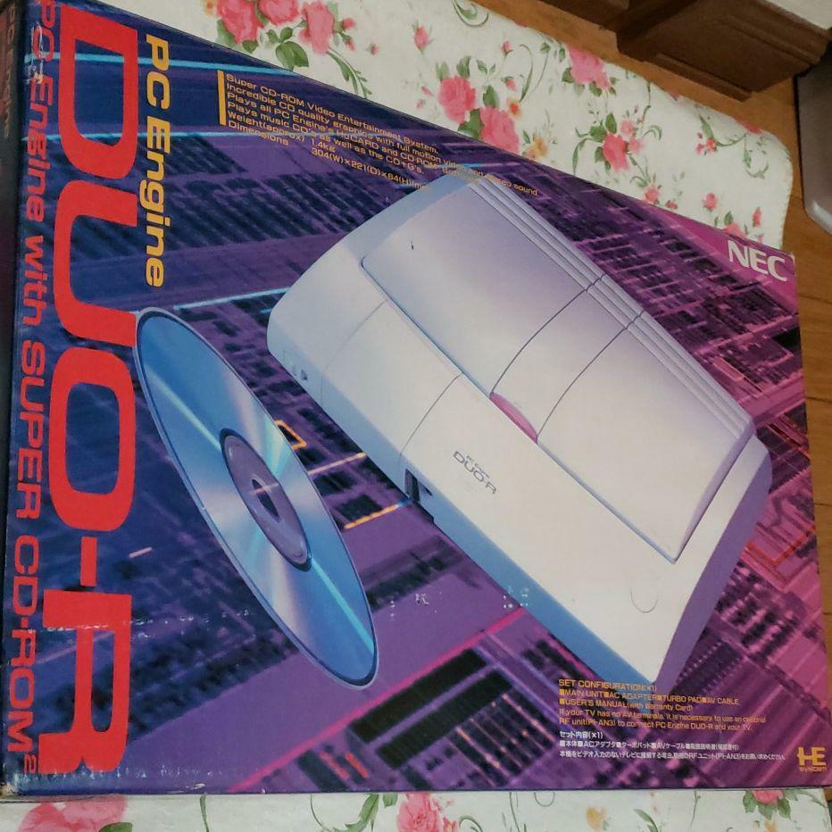 PC Engine DUO-R Console System PCE-DUOR NEC 1993 Retro Video Game Used