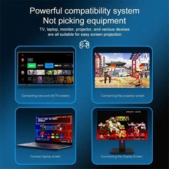 Retro Game Console Stick H313 Quad Core TV Box 40000+ Games