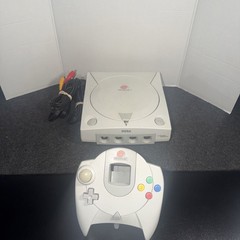 Sega Dreamcast Bundle – Console/Controller AV & power Cables – Tested Working