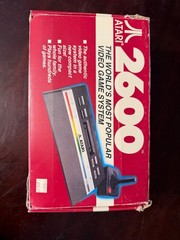 Atari 2600 Junior Console Bundle + 4 Games, Joystick, Tested & Works