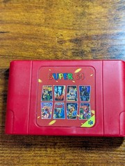 Nintendo 64 N64 Translucent Blue Console Completely Rebuilt With 4 Controllers!!