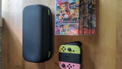 Nintendo Switch Bundle – Complete Setup + 3 Pairs of Controllers + 7 Games