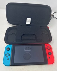 Nintendo Switch Console Bundle Neon Red Blue Dock Controller Games