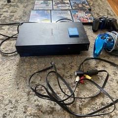 PlayStation 2 “Fat version” PS2 Game Console + extras Tested/WORKS
