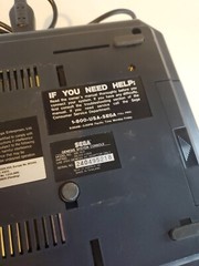 Sega Genesis Console w/ Controller & Wires Untested!! Read!!
