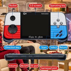 Retro Handheld Game Console 3″ IPS Built-in 666 Games Kids Gift for 2 Players