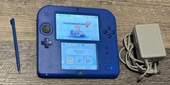 Nintendo 2DS – Electric Blue w/Mario Kart 7 Pre-Installed 100% Working Free SH