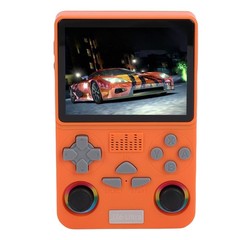 Retro Handheld Game Console 4 Inch Screen Built In 64GB Small Memory Card S GUPY