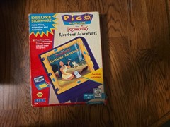 VINTAGE SEGA PICO LEARNING SYSTEM CONSOLE W/ 6 GAMES Lion King, Mickey And More