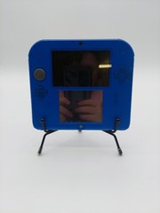 Nintendo 2DS FTR- 001 Electric Blue with Mario Kart 7 and AC Adapter/Charger