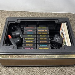Atari 2600 System Bundle with Console 18 Games Joystick Paddles and More LOT