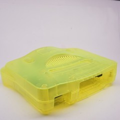 N64 Console Only Transparent New Shell Lime Green Nintendo 64 Region Free Mod