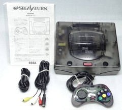 SEGA Saturn HST-3220 “This Is Cool” Clear Skeleton Black Limited Console