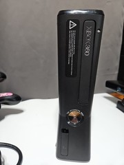 Microsoft Xbox 360 S with Kinect & 2 Remotes Black Console • Works