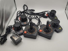 Atari 2600 System Bundle with Console ,8 Games, Joysticks, Paddles, & Dust Cover