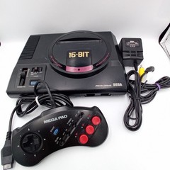 Sega Mega Drive Console Japan HAA-2510 & Mega Pad Japan NTSC-J Tested