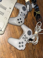 Sony PlayStation 1 PS1 Gray Console SCPH-9001 Bundle TESTED WORKING