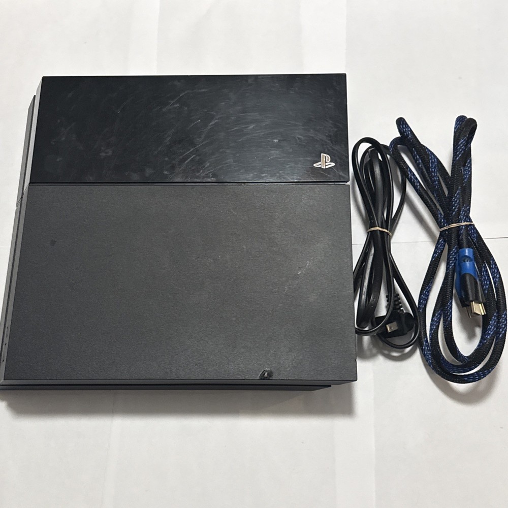 Sony PlayStation 4 PS4 Console Game System CUH-1001A w/ Cords
