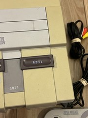 Super Nintendo SNES Console Bundle 4 Games Controller Tested Works Clay Fighter