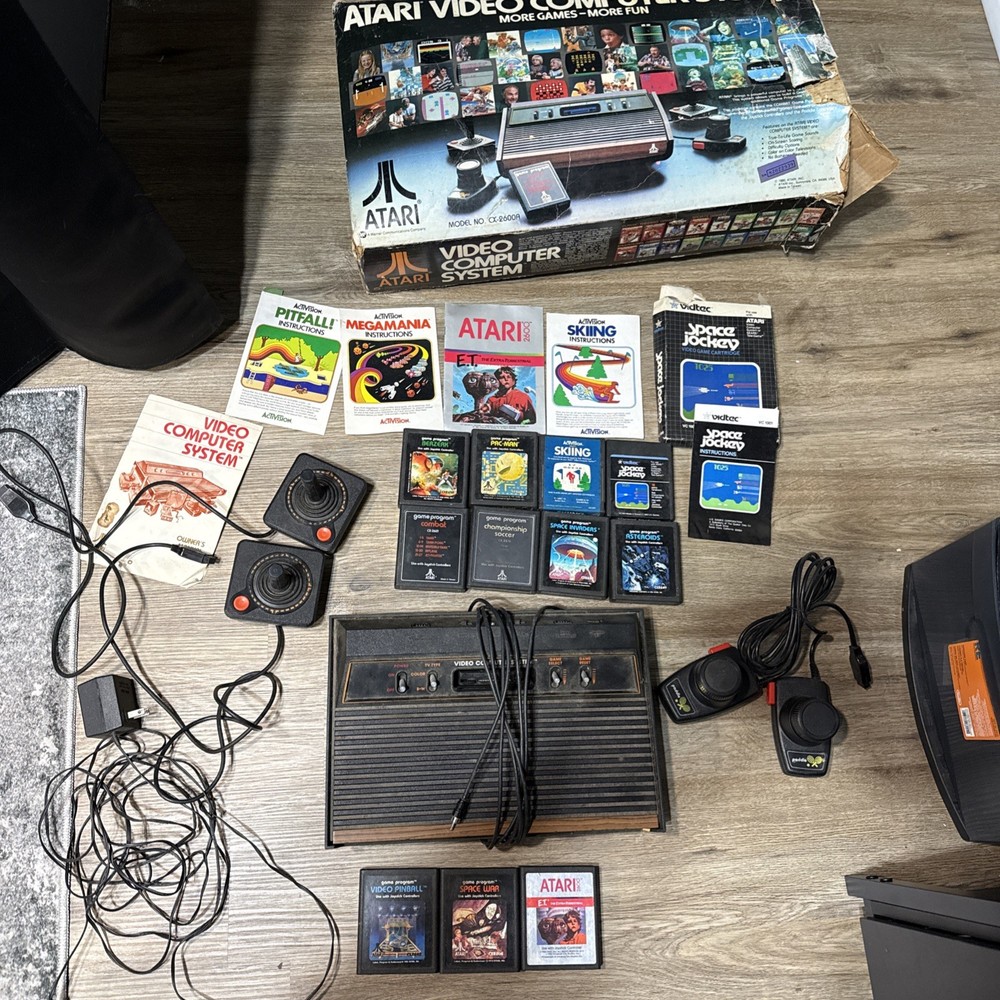 Atari Lot With Original Box