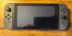 Nintendo Switch 1 32GB Console Bundle Grey Gray JoyCons With OEM Dock + Cords