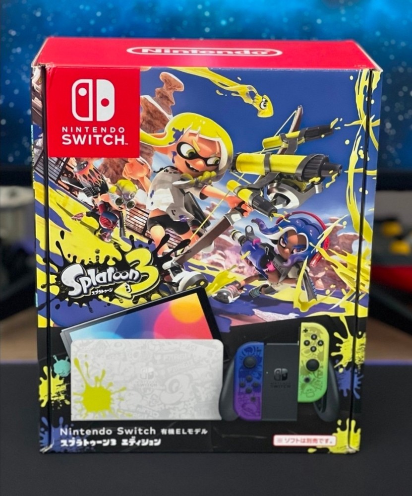 NEW Nintendo OLED Switch Console Splatoon 3 Limited Edition!