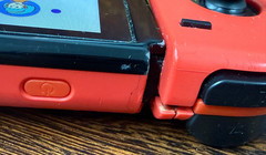 Nintendo Switch OLED – Red Model – Fair Used Cond – Chipped Plastic – Works READ