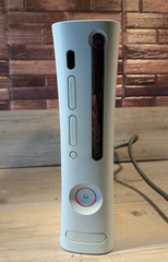 Microsoft Xbox 360 Xenon White Console For Parts Red Ring Good Disc Drive/Case