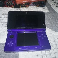 Purple Nintendo 3DS With Animal Crossing