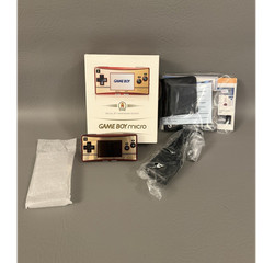 VERY RARE Nintendo Game Boy Micro 20th Anniversary Edition Red Gold (NEAR MINT)