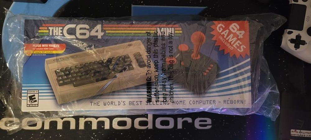 The C64 Mini Retro Console-Includes 64 Built-in Games & Joystick USA Version New