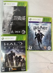 Microsoft XBOX 360S Slim Black Model 1439 250GB Controller & Games Bundle Tested