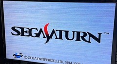 SEGA Saturn Console White HST-3220 Tested Working Japan Version