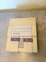 Nintendo SNS-001 SNES Console Gray Purple Composite RCA RF Eject Button