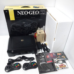 NEO GEO CD Front Loading Japanese Console SNK #007505 with box CIB Import Japan